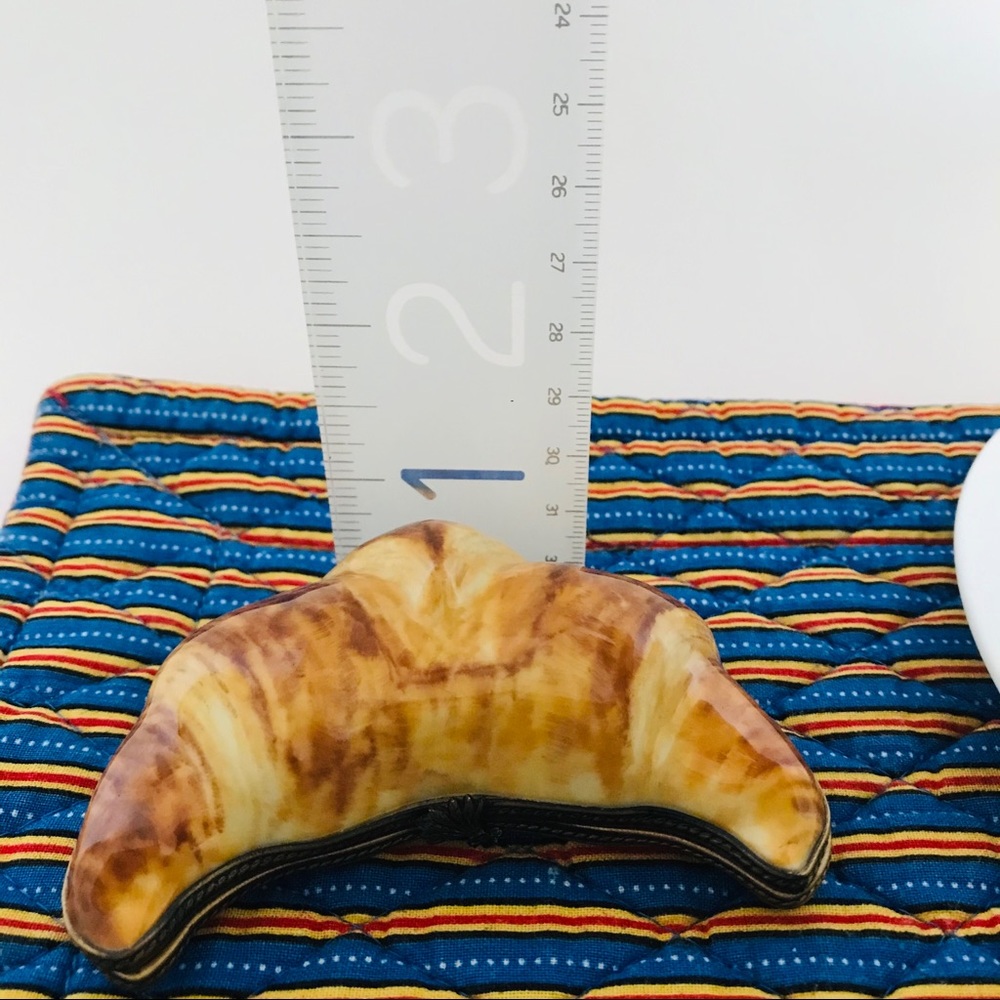 NEW Limoges Croissant Box Collectible RARE NEW WITHOUT TAGS - Picture 8 of 15